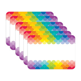 Creative Teaching Press CTP4821-6 Painted Palette Rainbow, Labels Scallops (6 EA)