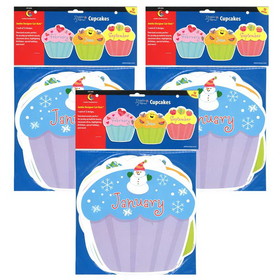 Creative Teaching Press CTP5938-3 Cupcakes Jumbo Cut Outs (3 PK)