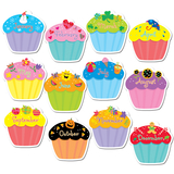 Creative Teaching Press CTP5938 Cupcakes Jumbo Cut Outs
