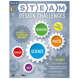 Creative Teaching Press CTP8213 Steam Design Challenges Grades 6-8