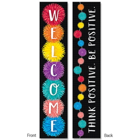 Creative Teaching Press CTP8670 Pom Poms Double-Sided Banner