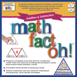 Learning Advantage CTU2163 Math Fact Oh Addition & Subtraction