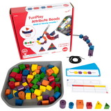 Edx Education CTU40152 Funplay Attribute Beads Homeschool, Kit For Kids
