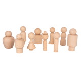 TickiT CTU74009 Wooden Community Figures Set Of 10