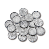 Learning Advantage CTU7523 Plastic Coins 100 Dimes