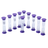 Learning Advantage CTU7626 3 Minute Sand Timers Set Of 10