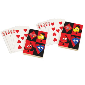 Learning Advantage CTU7658-2 Giant Playing Cards, 4.25 X 7.75In (2 EA)