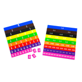Learning Advantage CTU7669 Fraction & Decimal Tiles In Tray