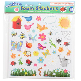 Ready 2 Learn CTUCE10067 Foam Stickers - Garden