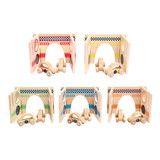 The Freckled Frog CTUFF435 Happy Architect Raceway Set Of 25