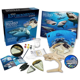 WILD! Science CTUWES942 Extreme Science Kit Sharks Of The, World Wild Science
