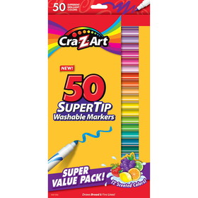 Cra-Z-Art CZA01328WM14 50Ct Washable Supertip Pouch