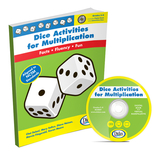 Didax DD-210907 Dice Activities For Multiplication - Resource Book Gr 3-6