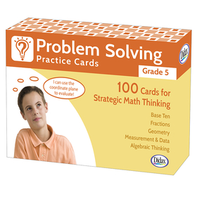 Didax DD-211281 Problem Solving Practice Cards Gr 5