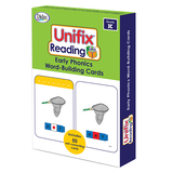 Didax DD-211412 Unifix Word Building Cards Gr K