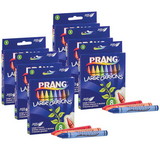 Prang DIX00900-6 Soybean Crayons Large 8, Colors Prang (6 PK)