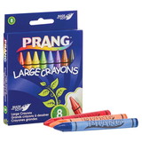 Prang DIX00900 Soybean Crayons Large 8 Colors, Prang