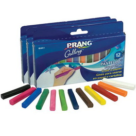 Prang DIX10441-3 Pastello Chalk Pastel 12, Colors (3 BX)