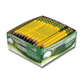 Dixon Ticonderoga DIX13472 Ticonderoga Golf Pencils Box Of 72