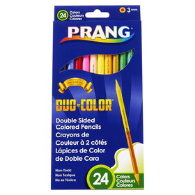 Prang DIX22112 Prang Duo Color Pencils 24 Color St