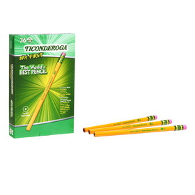 Ticonderoga DIX33336 Ticonderoga Pencil 36 Ct W/Eraser