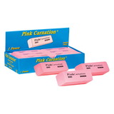 Dixon DIX38900 Dixon Pink Carnation Erasers Medium