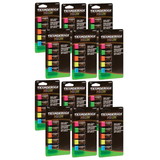 Ticonderoga DIX38965-12 Min Neo Erasers 5 Asst, Colors (12 PK)