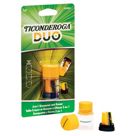 Ticonderoga DIX39001 Ticonderoga Duo Sharpener/Eraser