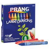 Prang DIX51800 Crayons Large Lift Lid Box 8 Colors, Prang