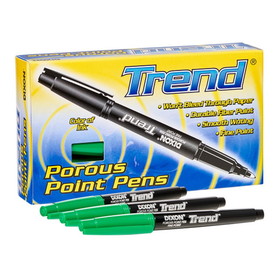 Dixon DIX81140 Trend Porous Point Pens 12 Ct Green