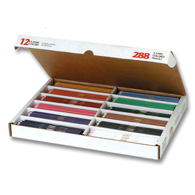 Dixon Ticonderoga DIX82408 Prang Colored Pencils Classpack 288