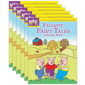 BOOST DP-494039-6 Boost Favorite Fairy Tales, Coloring Book Gr Pk-K (6 EA)