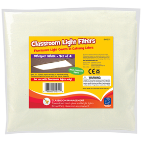 Educational Insights EI-1231 Classroom Mood Filters 4/Set Whisper White