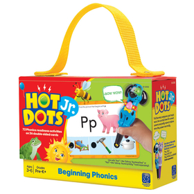 Educational Insights EI-2352 Hot Dots Jr Cards Beginning Phonics