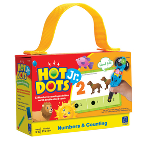 Educational Insights EI-2353 Hot Dots Jr Cards Numbers Counting