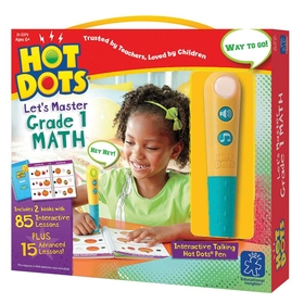 Educational Insights EI-2374 Hot Dots Jr Lets Master Math Gr 1