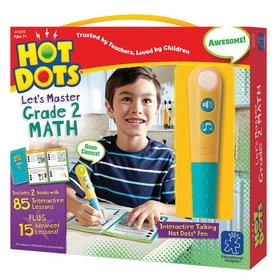 Educational Insights EI-2375 Hot Dots Jr Lets Master Math Gr 2