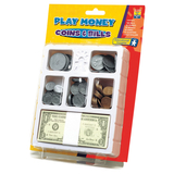Educational Insights EI-3058 Lets Pretend Play Money Coins & - Bills Tray