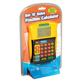 Educational Insights EI-8479 See N Solve Fraction Calculator