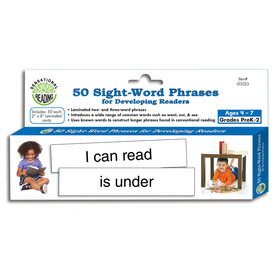 Essential Learning Products ELP133025 50 Sight Word Phrases For Developing Readers