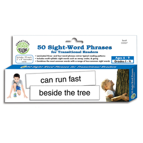 Essential Learning Products ELP133027 50 Sight Word Phrases For Transitional Readers