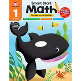 Evan-Moor Educational Publishers EMC3046 Smart Start Math Grade 1, Stories & Activities