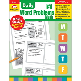 Evan-Moor EMC3092 Daily Word Problems Math Grade 2