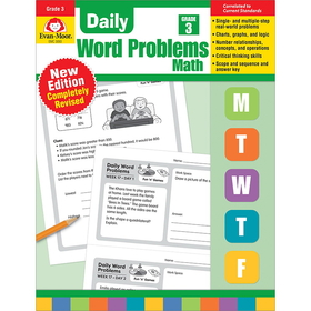Evan-Moor EMC3093 Daily Word Problems Math Grade 3