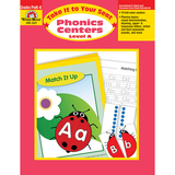 Evan-Moor EMC3327 Take It To Your Seat Phonics Centers Level A