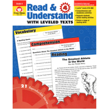 Evan-Moor EMC3444 Read And Understand With Leveled - Texts Gr 4