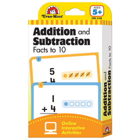 Evan-Moor EMC4168 Flashcard Set Addition And - Subtraction Fact To 10