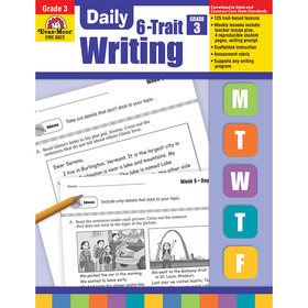 Evan-Moor EMC6023 Daily 6 Trait Writing Gr 3