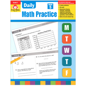 Evan-Moor EMC754 Daily Math Practice Gr 5