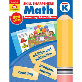 Evan-Moor Educational Publishers EMC8249 Skill Sharpeners Math Grade Prek